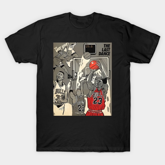 BASKETBALLART - MJ DANCE THE LAST DANCE T-Shirt by JORDAN-ART23